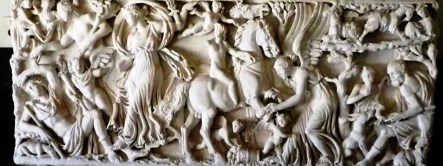 sarcofago romanoIII sec. d.c. mito di Selene ed Endimione