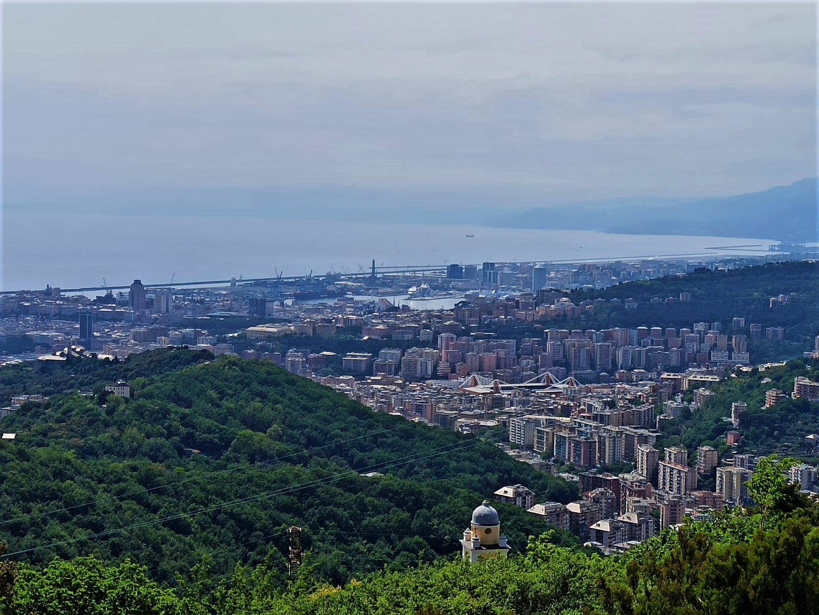 genova vista dal forte Richelieu